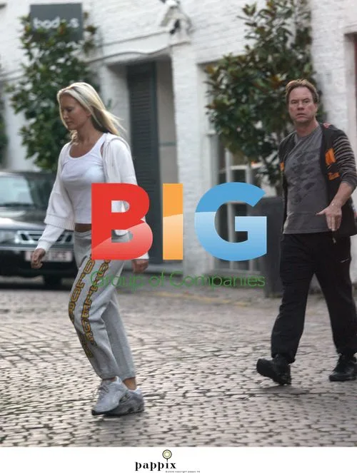 Caprice Bourret and John Hitchcox on Evening Stroll