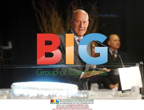 Norman Foster Presents Nou Camp Stadium Model