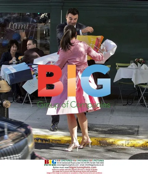 Kirsten Davis filming 'Sex and the City'