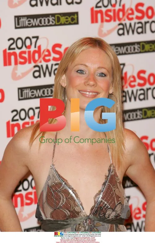 Kellie Shirley at Inside Soap Awards 2007