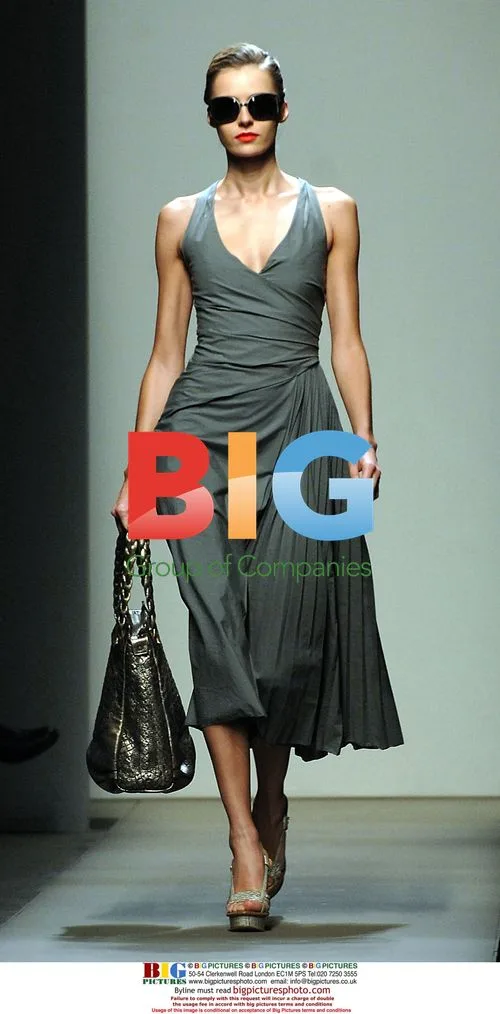 Model in Bottega Veneta SS08 Show
