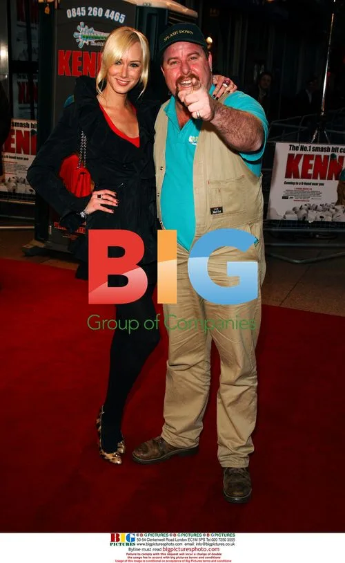 Kimberly Stewart and Shane Jacobson at "Kenny" London Premiere