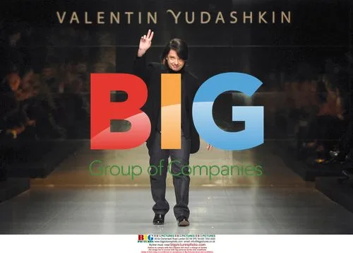 Designer Valentin Yudashkin at Milan Fashion Show