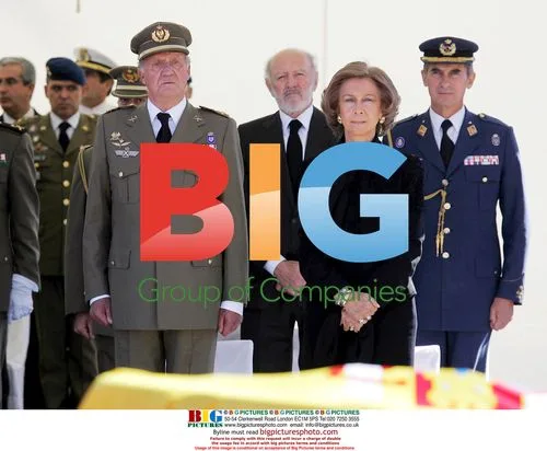 Spanish Leaders Attend Soldier Funeral