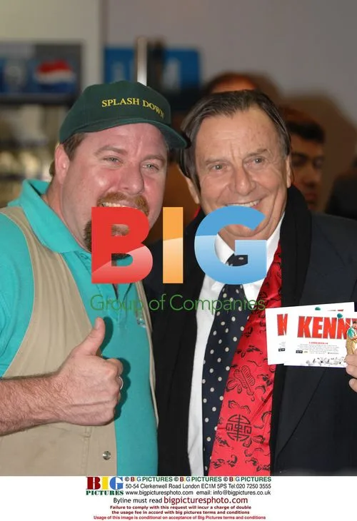 Shane Jacobson and Barry Humphries at "Kenny" London Premiere