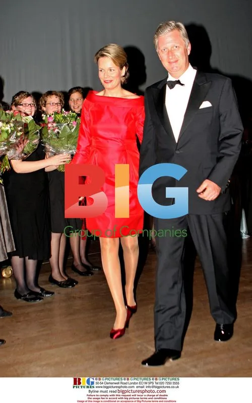 Princess Mathilde and Prince Filip at Gala