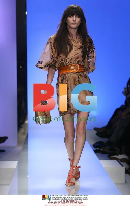 Model presents Ferragamo SS 2008 look