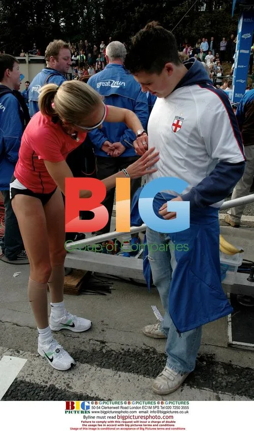 Paula Radcliffe at BUPA 2007 Great North Run