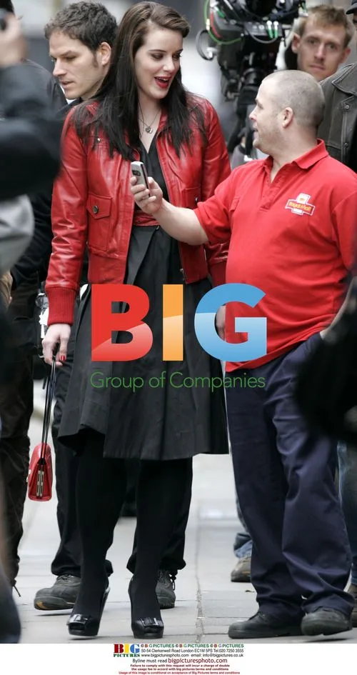 Michelle Ryan on set of Mr Eleven