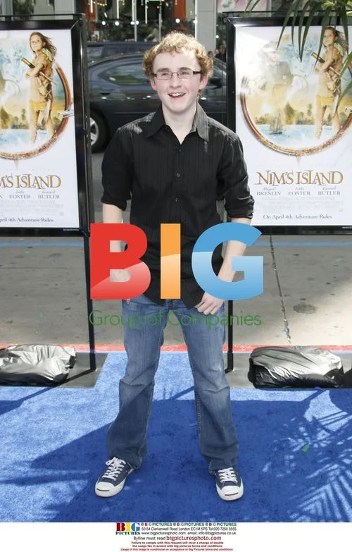 Singer Kevin Covais at 'Nim\'s Island' Premiere