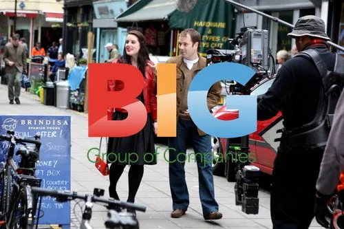 Michelle Ryan on set of Mr Eleven
