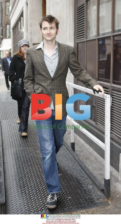 Actor David Tennant arrives for TV appearance