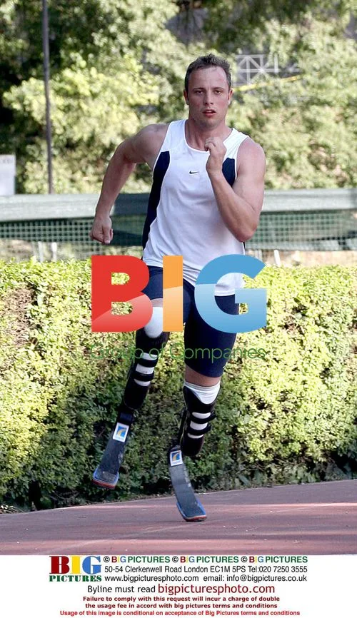 Oscar Pistorius Training in Rome