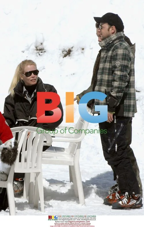 Claudia Schiffer on Ski Vacation