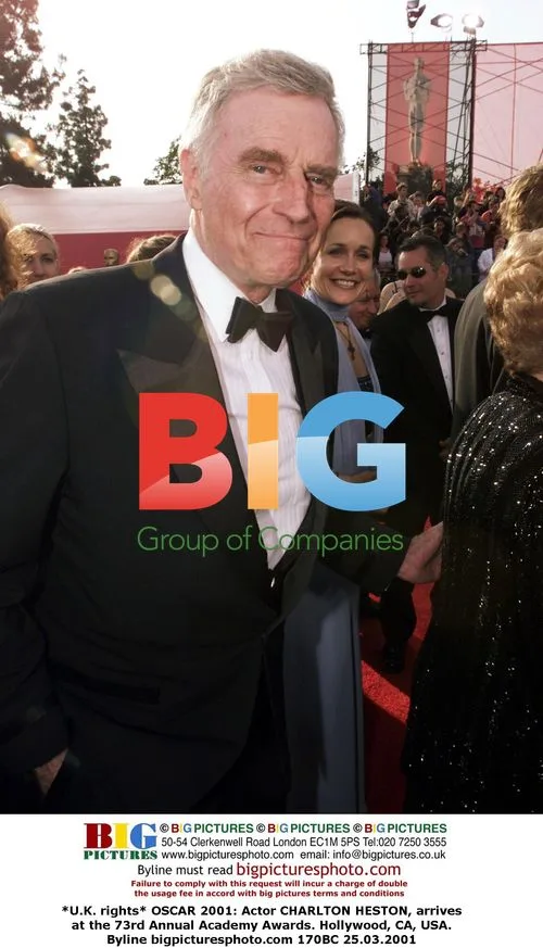 Charlton Heston at 73rd Academy Awards