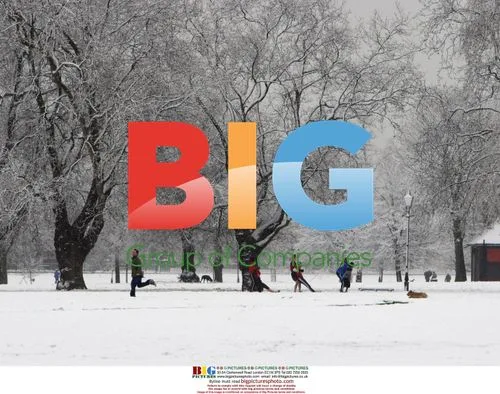 Snowy London Morning