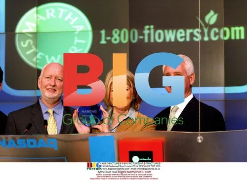 Jim McCann and Martha Stewart at NASDAQ Opening Bell