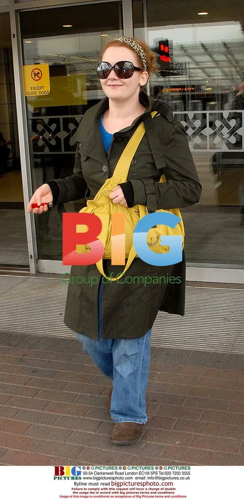 Jenny McAlpine arrives at Dublin Airport