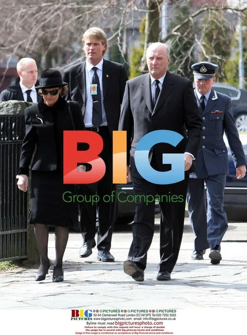 Norwegian Royal Family at Funeral