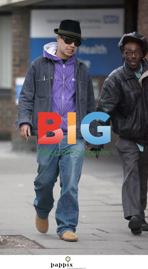 Finley Quaye out and about in North London