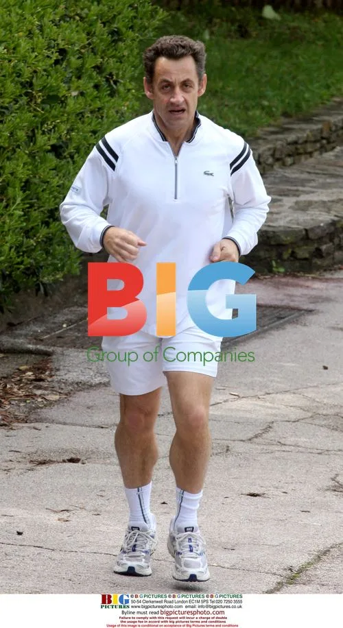 Sarkozy Enjoys Morning Workout