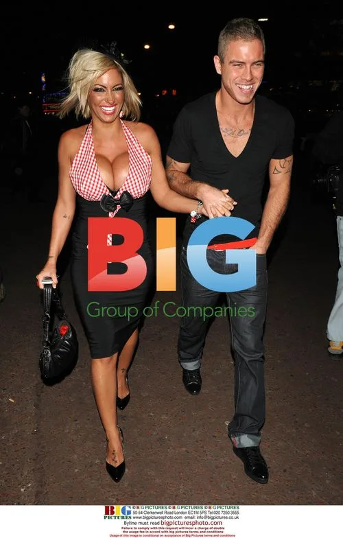 Jodie Marsh and Boyfriend at After Party