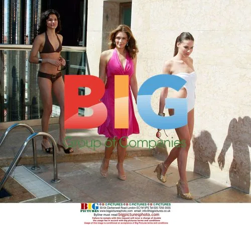 Elisabeth Hurley at Mango Swimsuit Launch