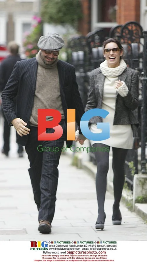 Kelly Brook and Billy Zane on London Street
