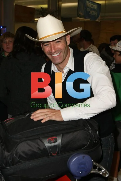 Anthony Field Arrives at Sydney Airport