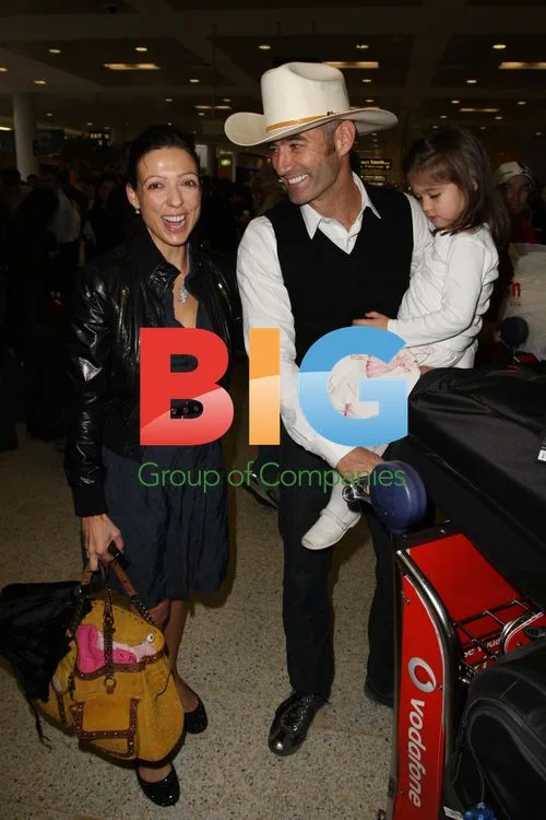 Anthony Field Arrives at Sydney Airport