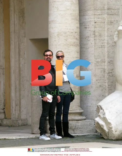 Joely Richardson and Evgeny Lebedev in Rome