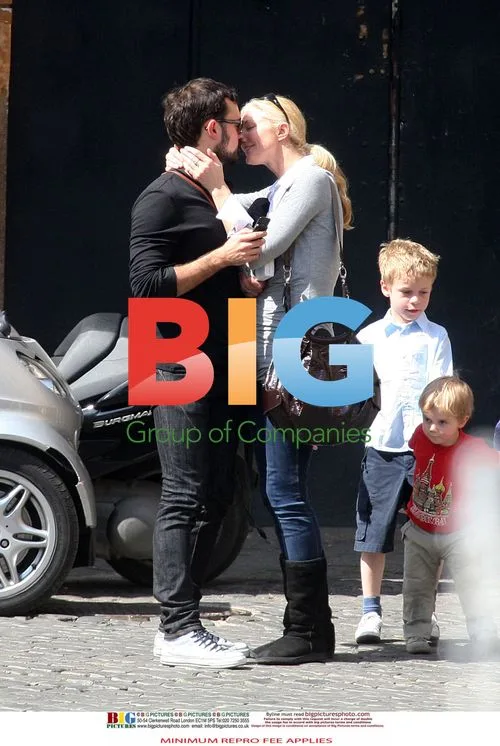 Joely Richardson and Evgeny Lebedev in Rome