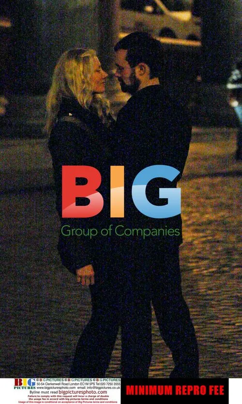Joely Richardson and Evgeny Lebedev on Romantic Dinner