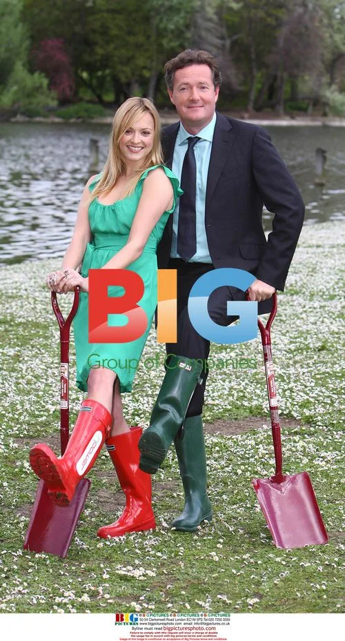 Piers Morgan and Fearn Cotton at Climate Cops launch