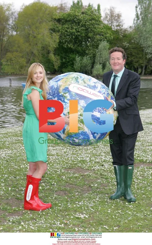 Piers Morgan and Fearne Cotton at Climate Cops program launch