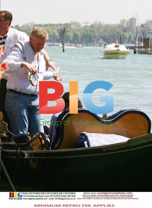 Colin Montgomerie and Wife Gaynor Gondola Ride in Venice