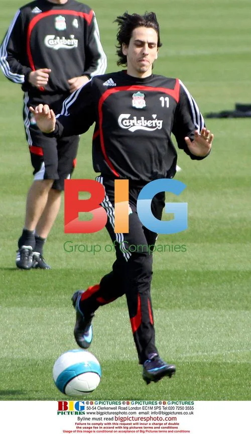 Liverpool Football Team Practice