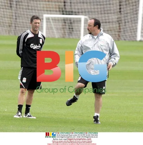 Robbie Keane Trains with Liverpool