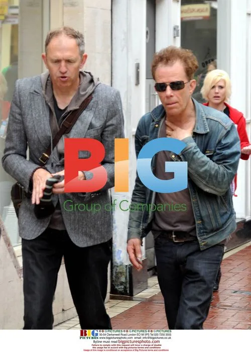 Tom Waits with family in Dublin