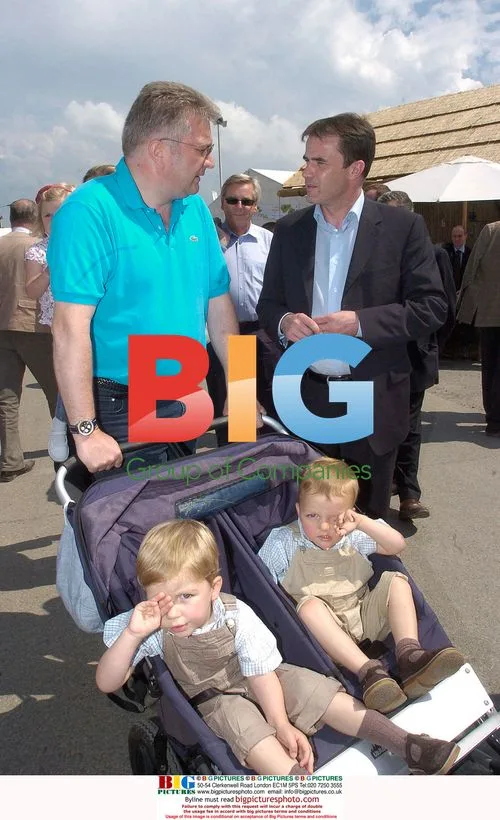 Prince Laurent and Twin Sons at Libramont Fair