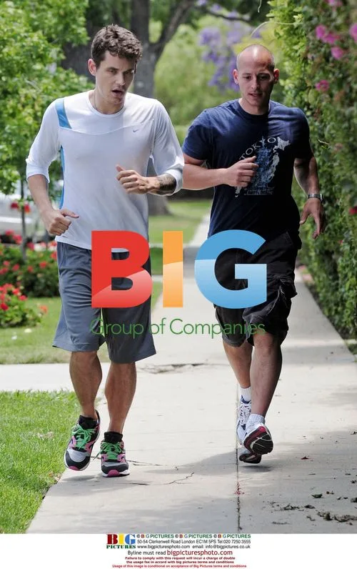 John Mayer Works Out with Harley Pasternak