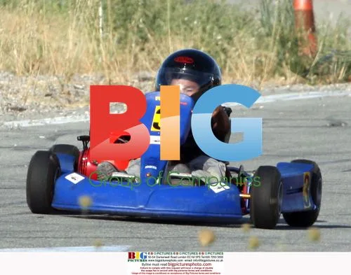 Brad Pitt and son Maddox go-karting