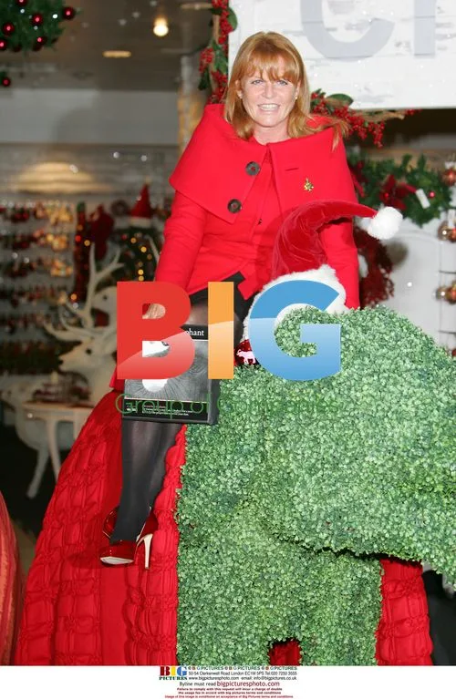 Duchess of York at Selfridges Christmas Shop
