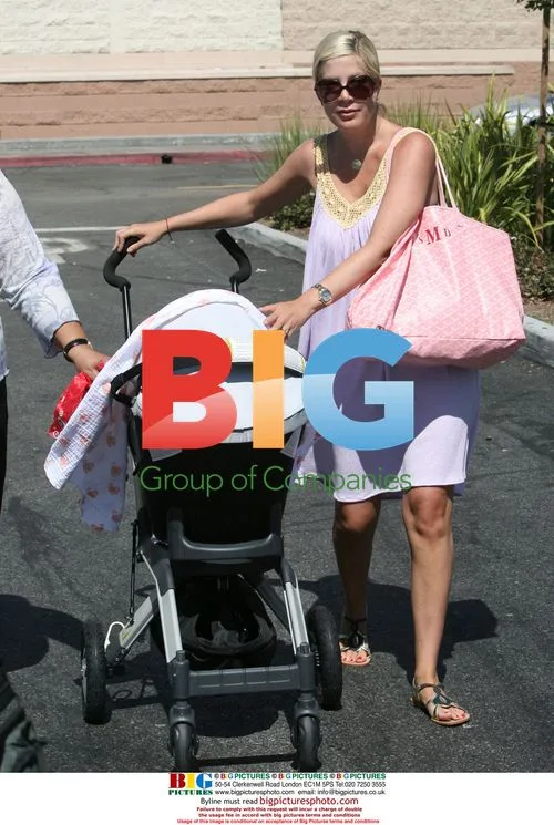 Tori Spelling Shops at Target