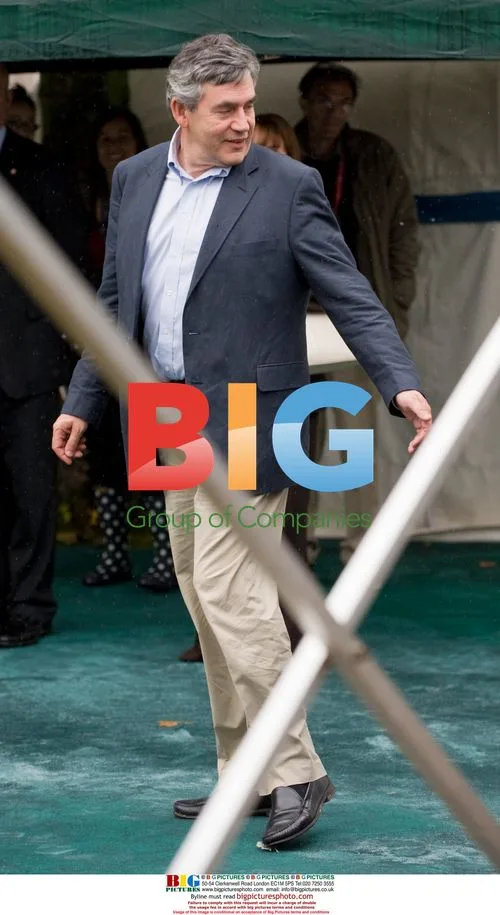 Prime Minister Gordon Brown at Edinburgh Book Festival