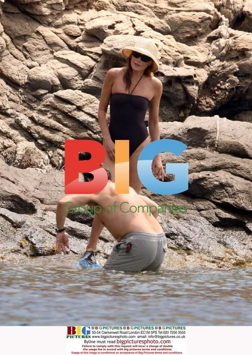 Sarkozy and Bruni-Sarkozy on Holiday in France