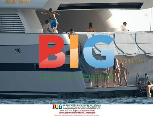 Princess Cristina and Elena with kids on yacht