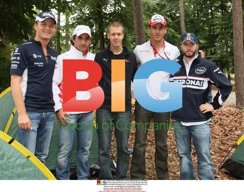 5 German F1 Drivers at Hockenheim Circuit