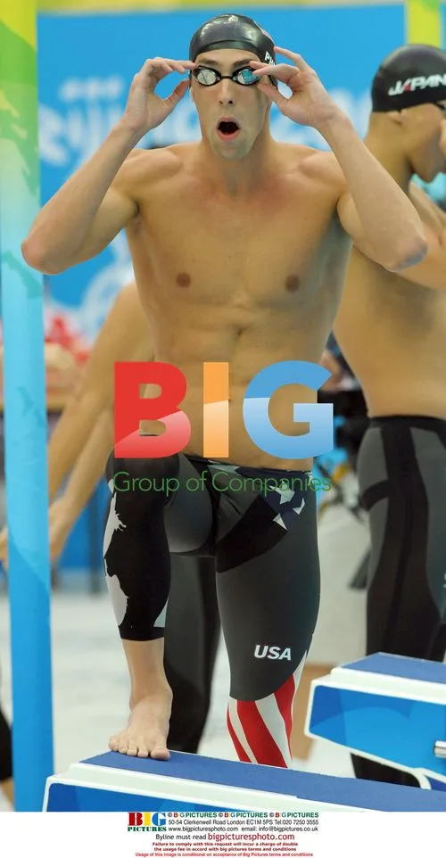 Michael Phelps Preparing for 200M Butterfly