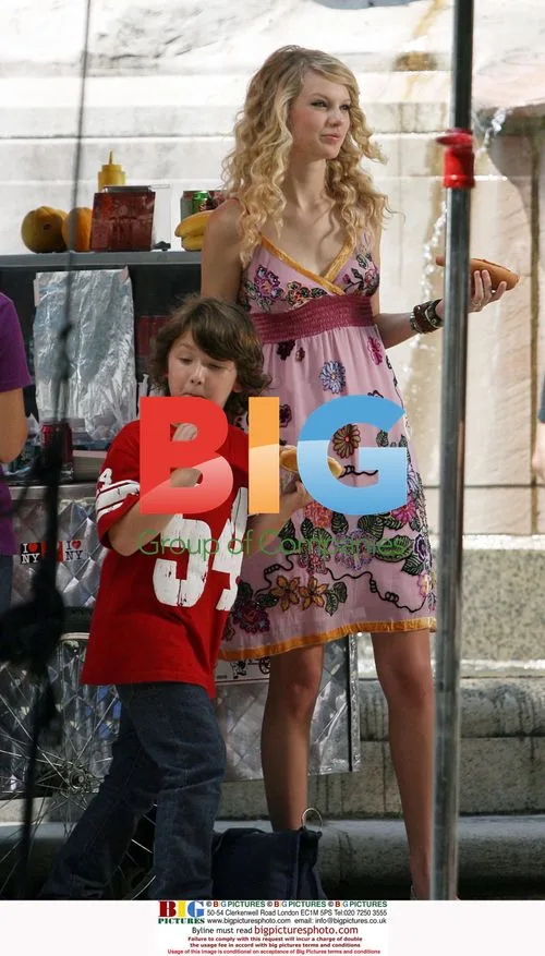 Kevin Jonas, Frankie Jonas, and Taylor Swift Filming